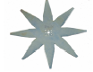 Ambrogio  29 cm 8-Stern-Federstahlmesser (flach) - Twenty 29, L250i, L400i